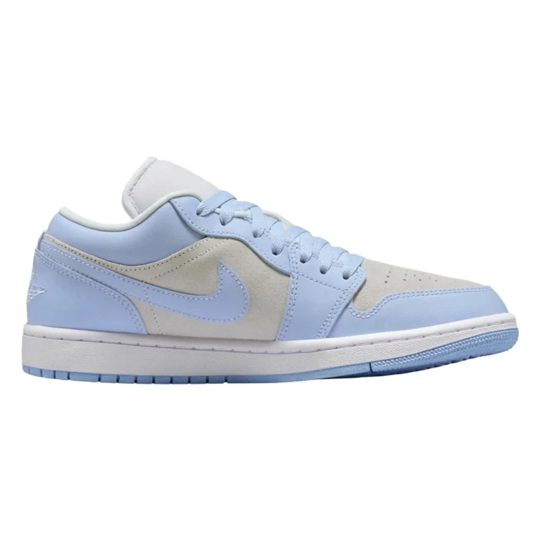 Women's Retro 1 Low 'Football Grey Aluminum' Sneakers