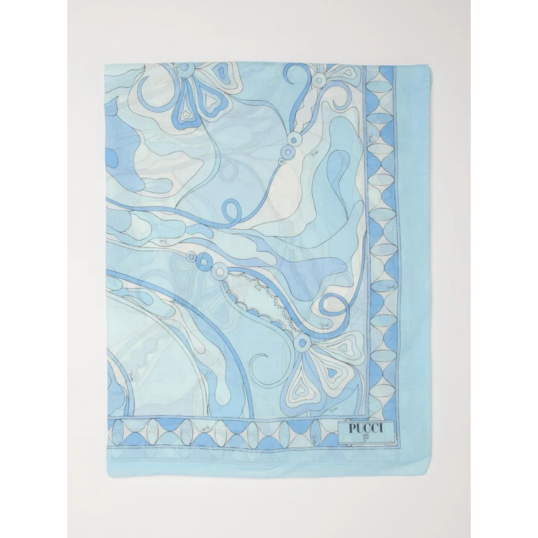 Neck Scarf Woman color Gnawed Blue (6HPD056H974P73)