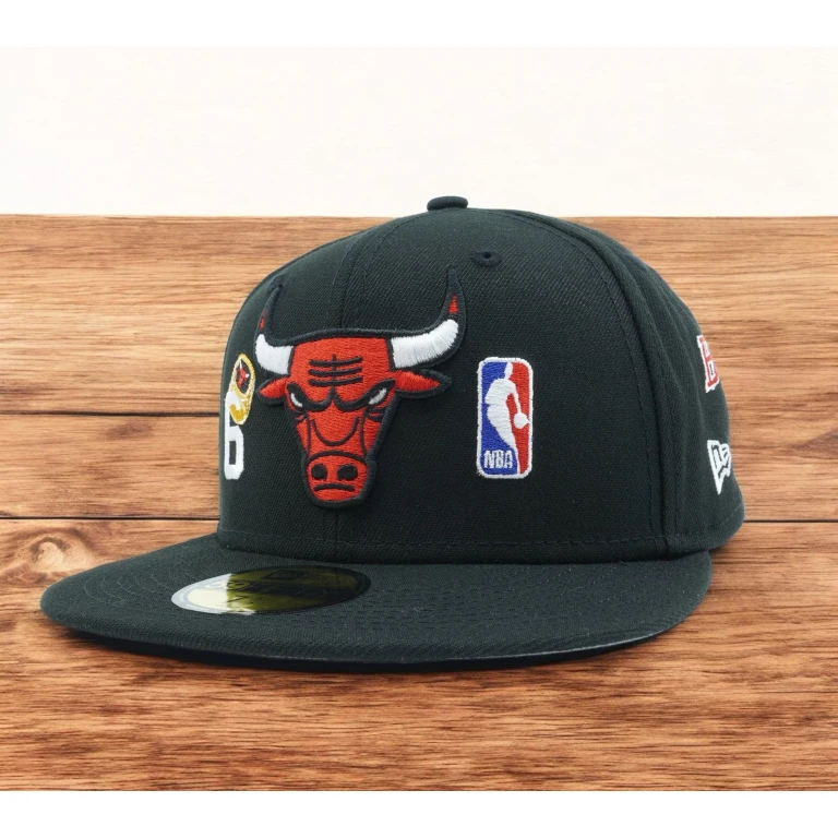 Men's NBA Chicago Bulls 5950 Qt Fitted Black