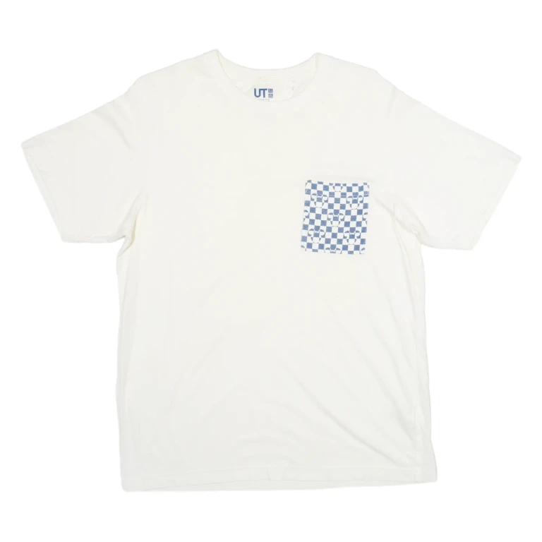 UT DISNEY Womens T-Shirt Cream L
