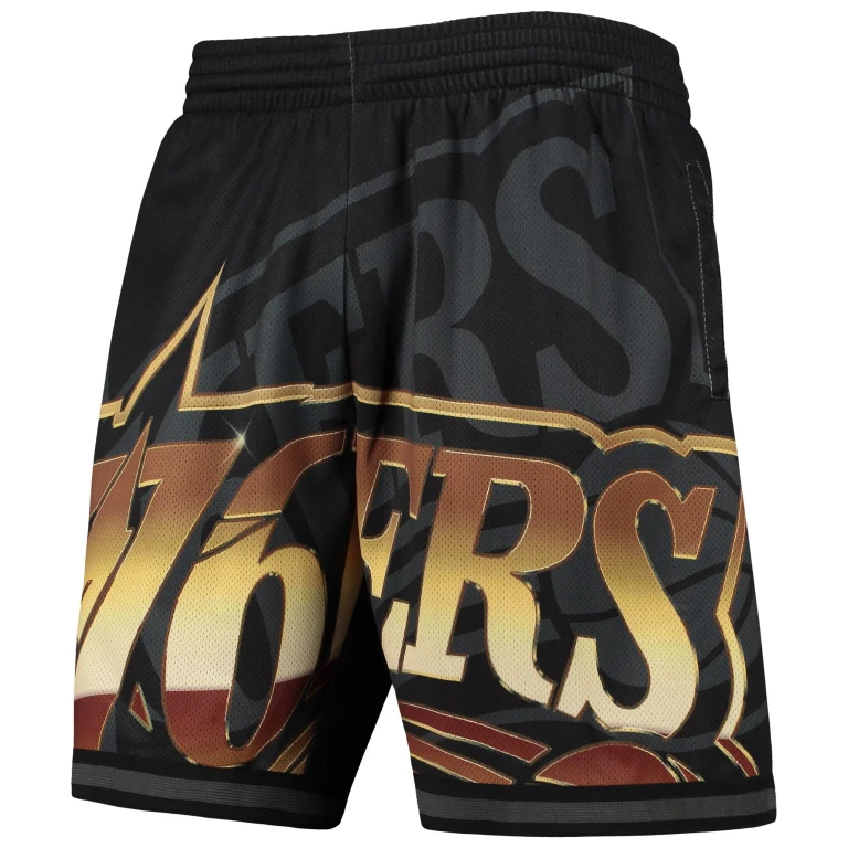 Men's NBA Big Face 4.0 Fashion Shorts 76Ers