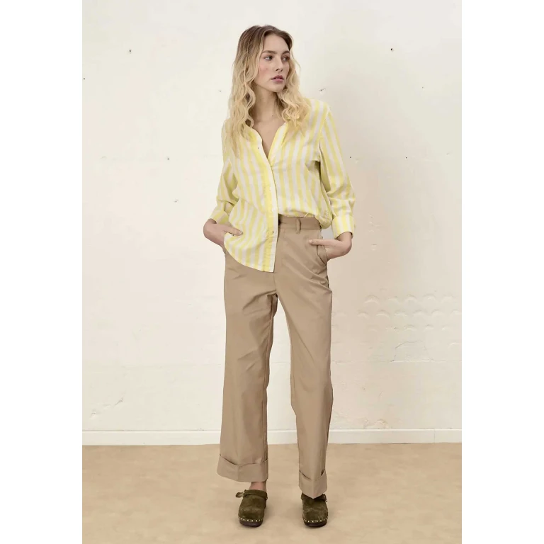 Pants Savy Sleek Worke Praline - PRALINE / FR-36