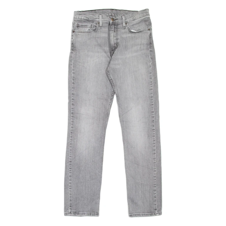 LEVI'S 511 Jeans Mens Grey Slim Straight Stone Wash W32 L32