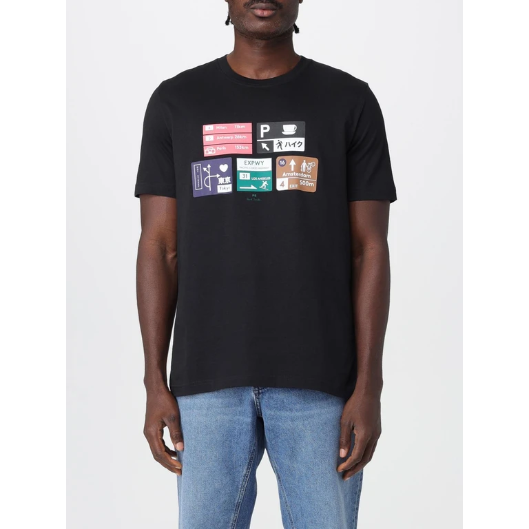 T-Shirt Men color Black (M2R011RTP525879)
