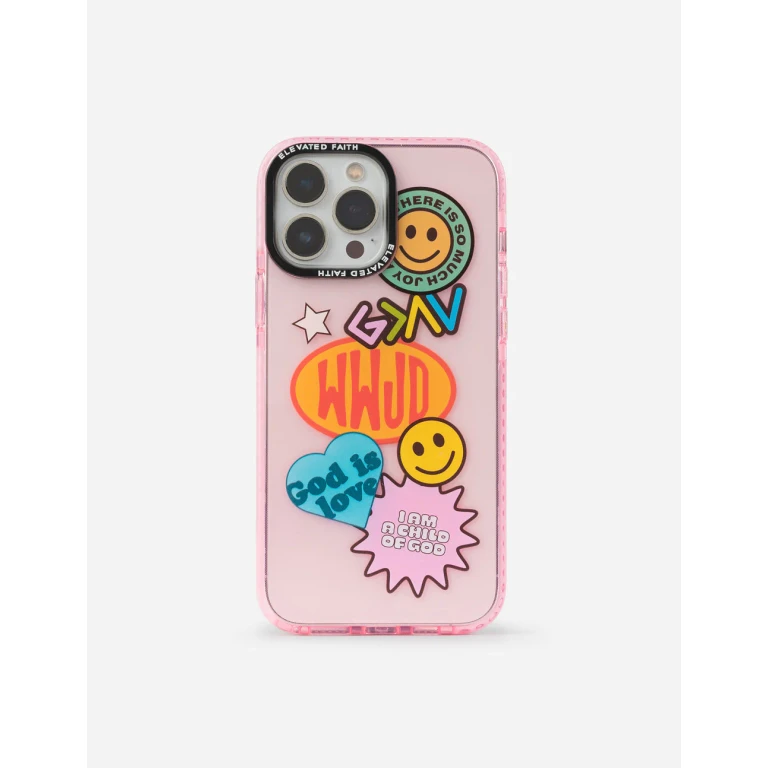 Pink Sticker Collage Phone Case