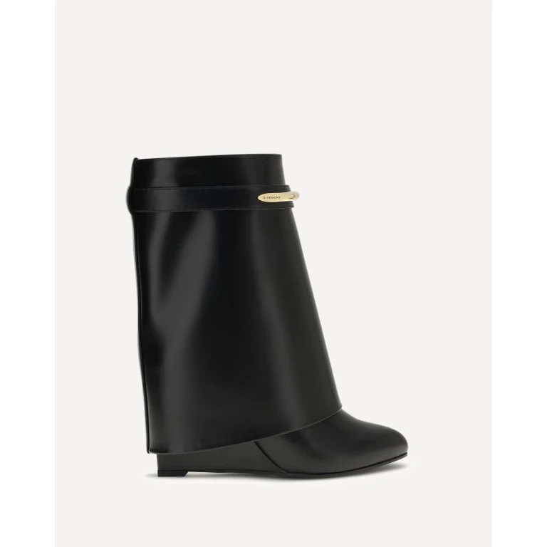 GIVENCHY Leather Shark Ankle Boots Female 39