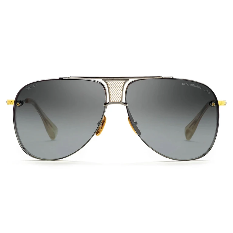 Dita Nd Titanium Sunglasses - Unisex (DRX-2082-A-SLV-GLD-62-Z)