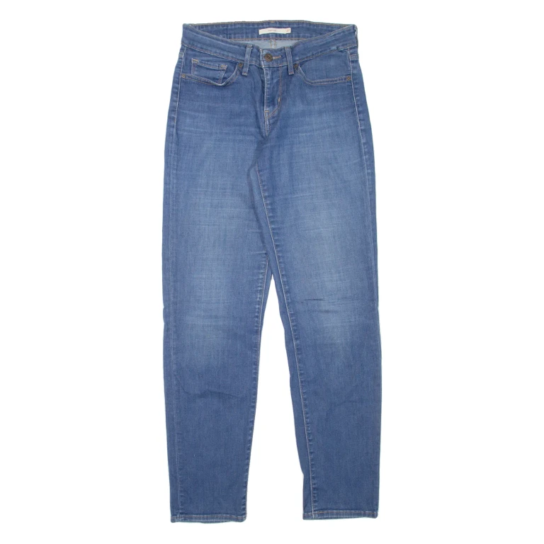 LEVI'S 712 Womens Jeans Blue Slim Tapered Stone Wash W27 L32