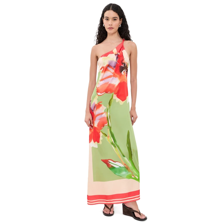 MISA Dounia Dress SCARF FLORA ST M