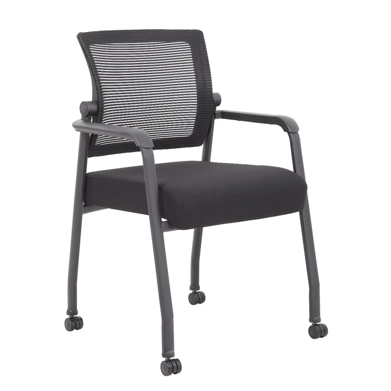 Boss Black Mesh Guest Chair