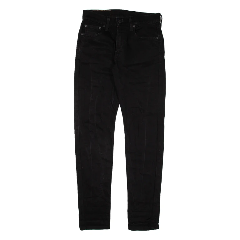 LEVI'S 512 Jeans Lo-Ball Mens Black Slim Tapered W30 L31