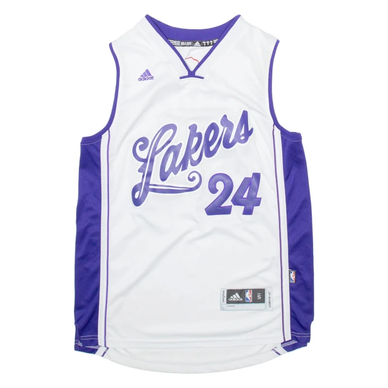 ADIDAS Lakers 24 Mens Jersey White Sleeveless USA S