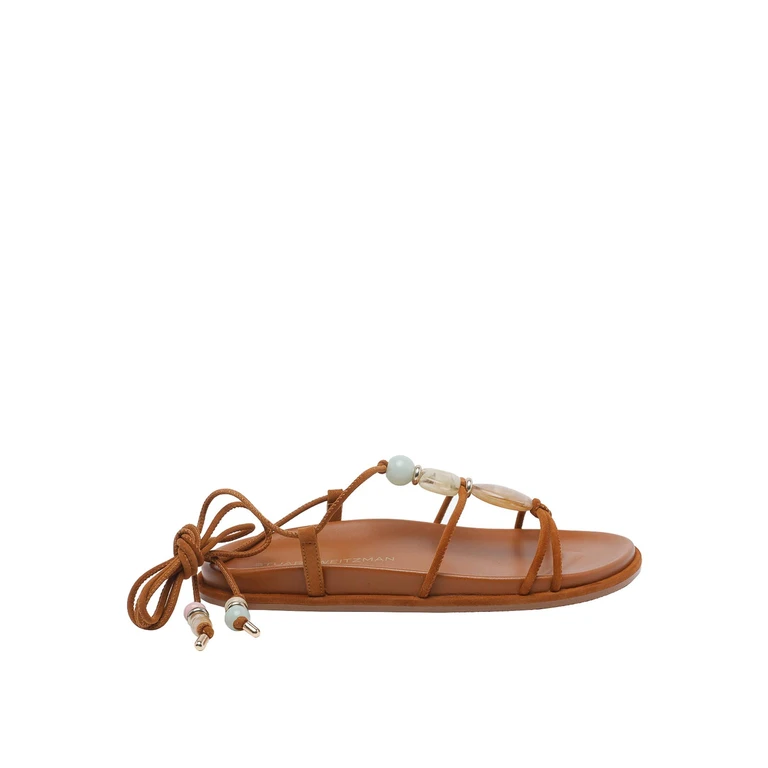Stuart Weitzman Sandales - Marron (SN694MAJORCAWRAPSUEYVY)
