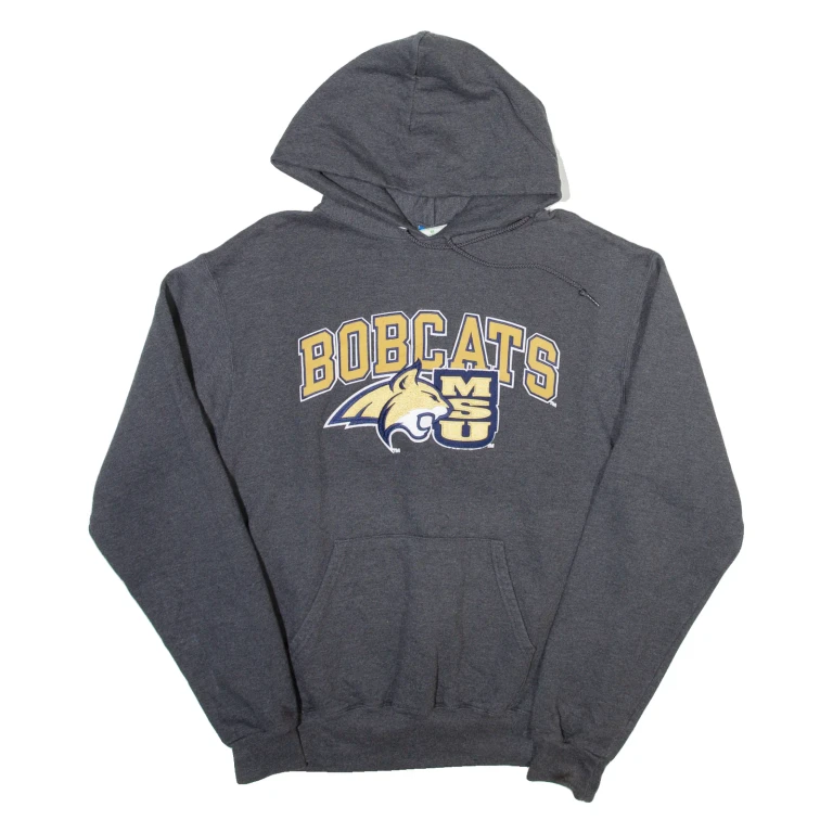 CHAMPION Msu Bobcats Mens Grey Hoodie USA M