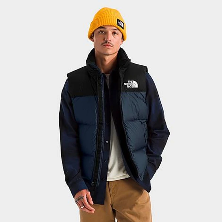 The North Face Men's 1996 Retro Nuptse Vest in Summit Navy/TNF Black Size: Small