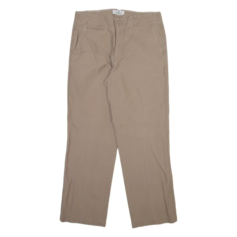 CALVIN KLEIN JEANS Mens Trousers Beige Regular Straight W32 L30