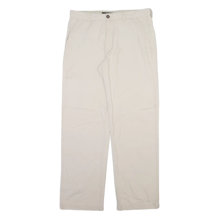 DOCKERS Mens Trousers Beige Regular Straight W33 L32