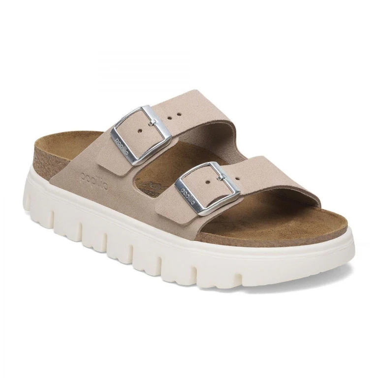 Unisex Arizona Pap Chunky Suede Leather Light Rose