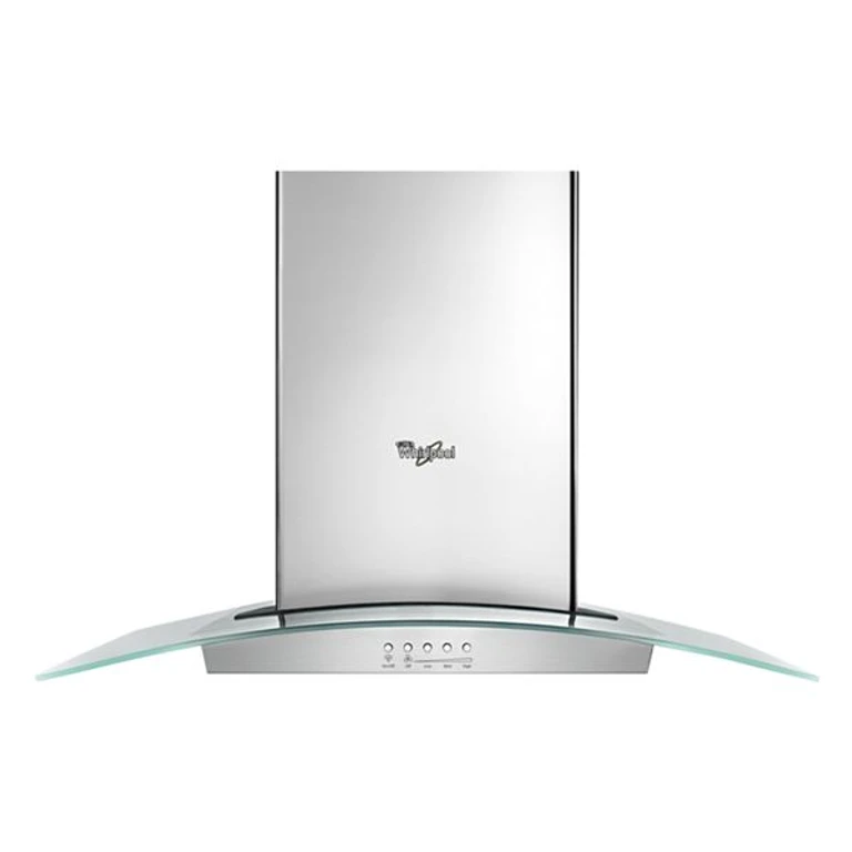 Modern Glass Wall Mount Range Hood in Stainless Steel 36" WVW75UC6DS