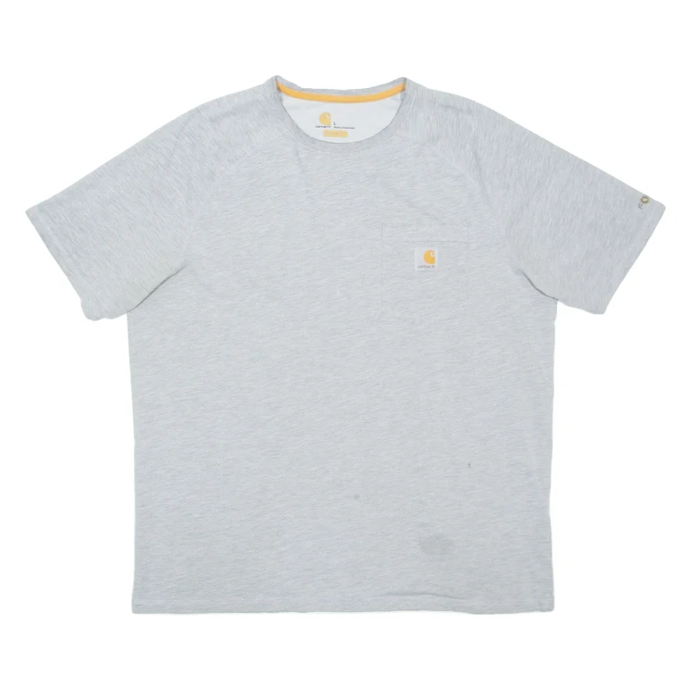 CARHARTT Mens T-Shirt Grey L