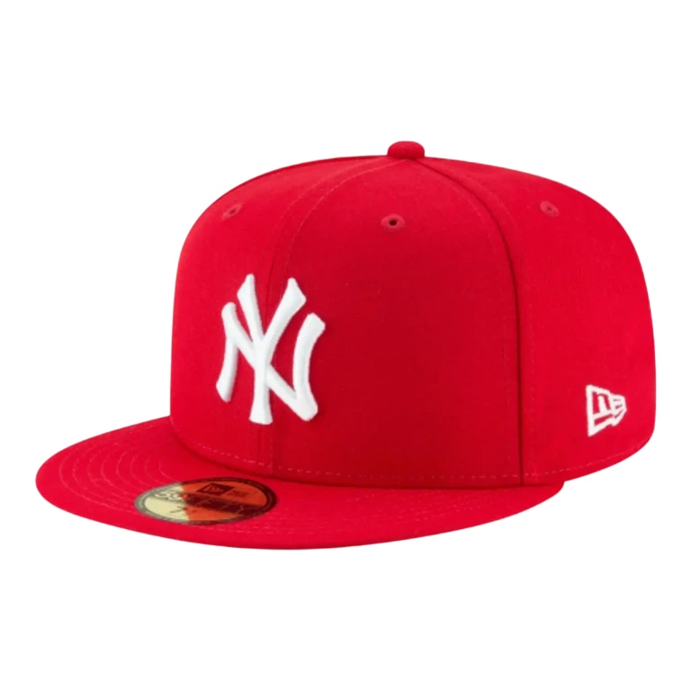 59Fifty New York Yankees Men Fitted Hat Red