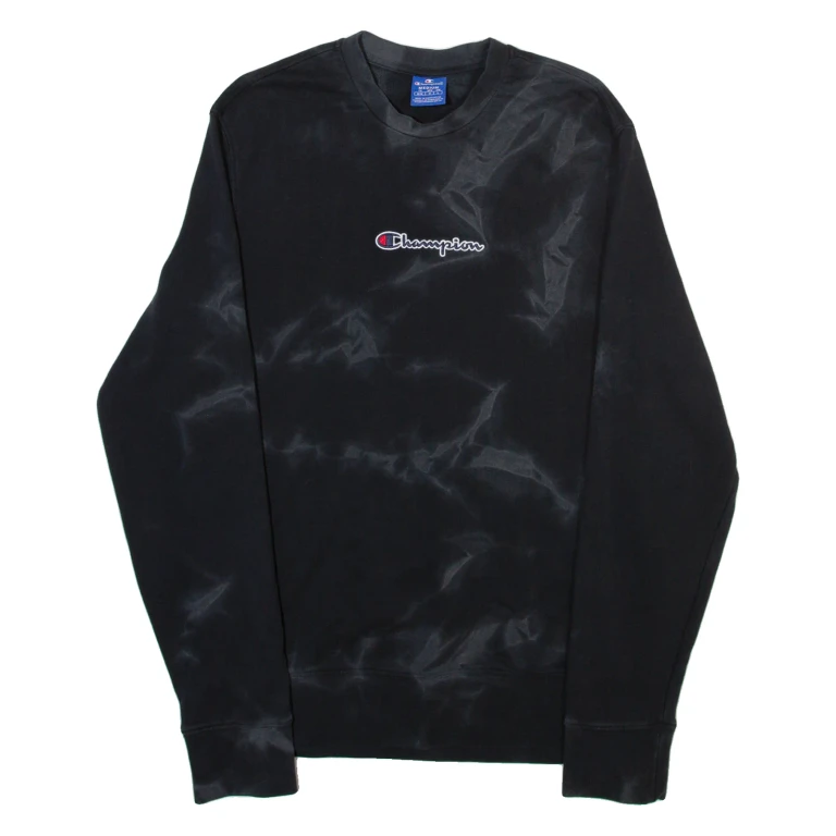 CHAMPION Mens Sweatshirt Black M
