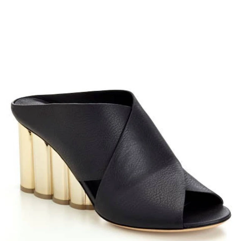 Lasa 70 Leather Mules, Size 9 B