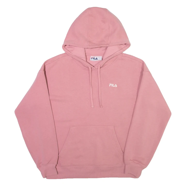 FILA Womens Pink Hoodie M