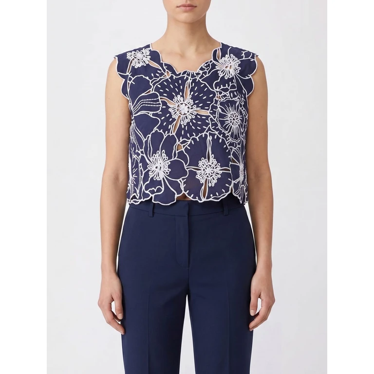 Floral Linen Top (349118L0003)