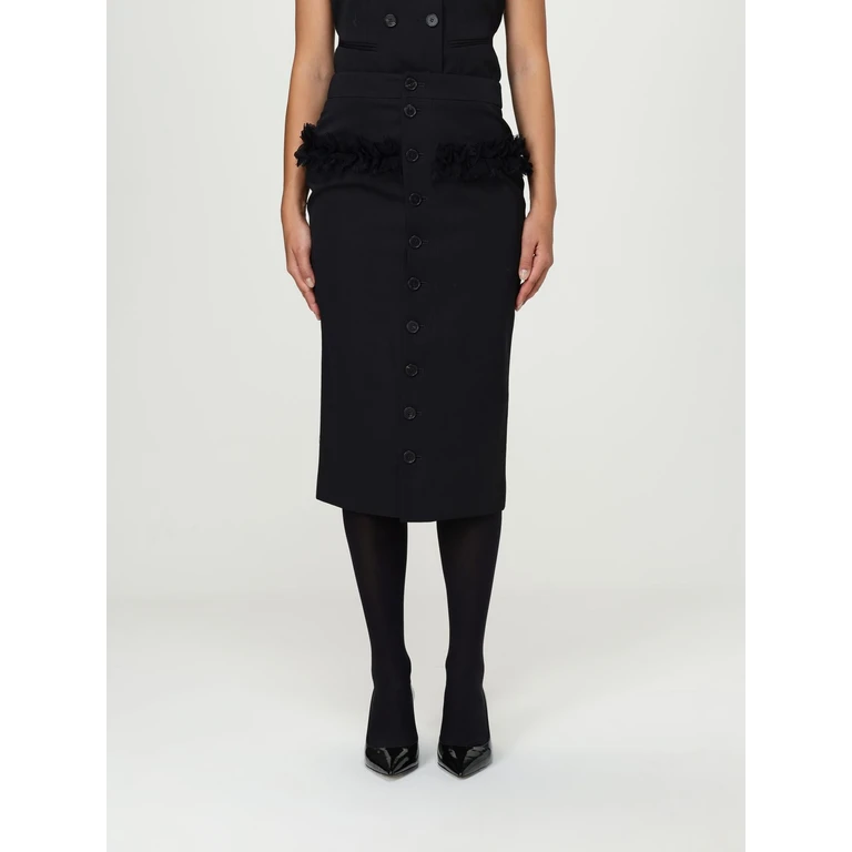 MCQUEEN Skirt Woman color Black (839515QJAAC1000)