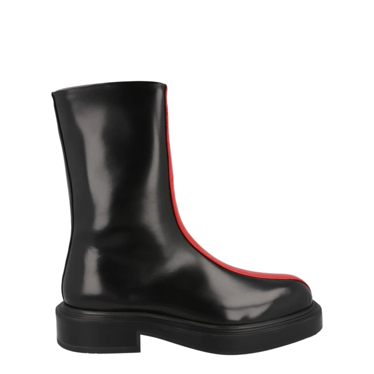 Florentia Contrasting Insert Ankle Boots