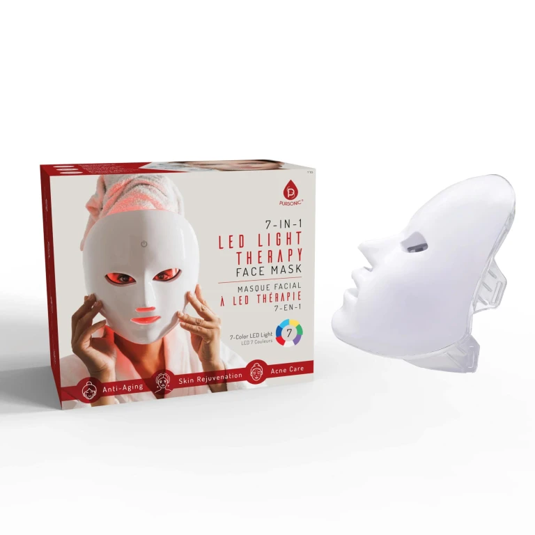7-in-1 LED Light Therapy Face Mask - Advanced Skincare at Home