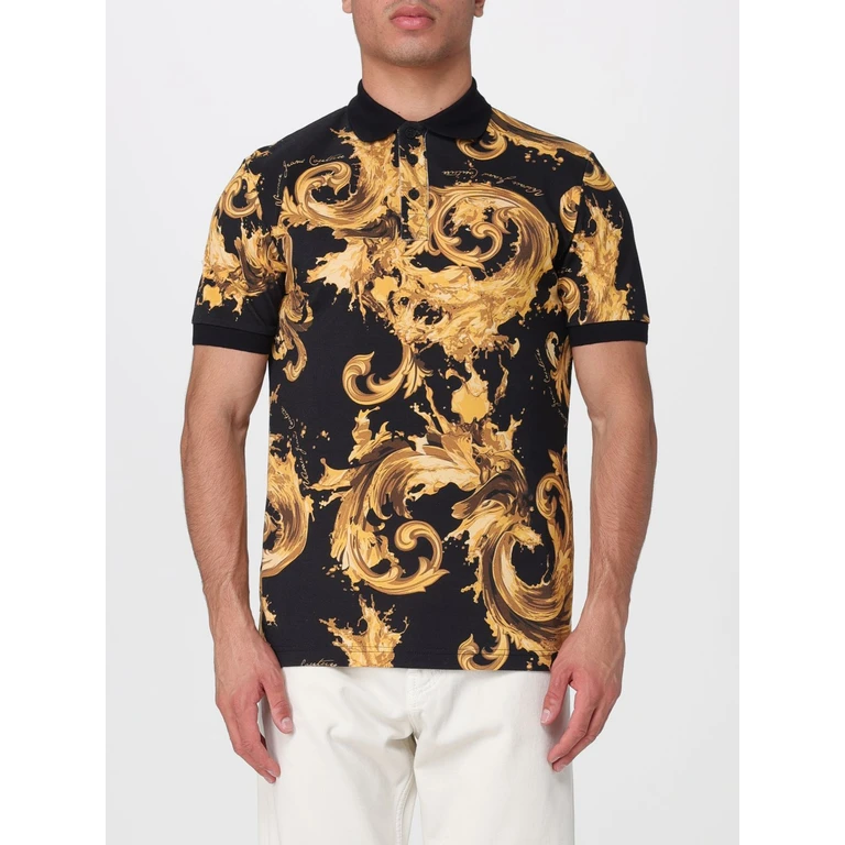Polo Shirt Men color Black (80GAG6S0JS549G89)