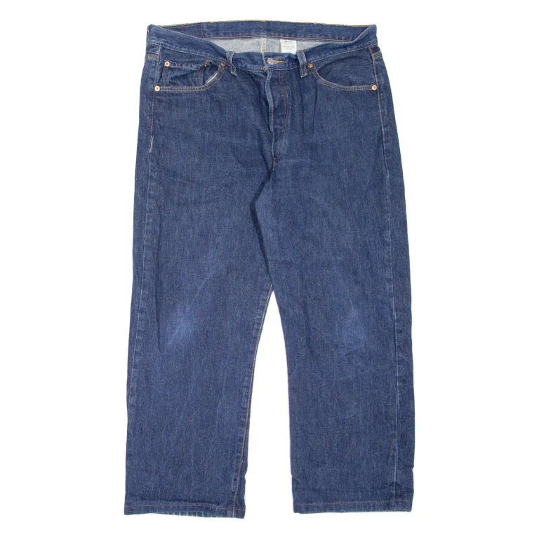 LEVI'S 501 Jeans Mens Blue Regular Straight W35 L26