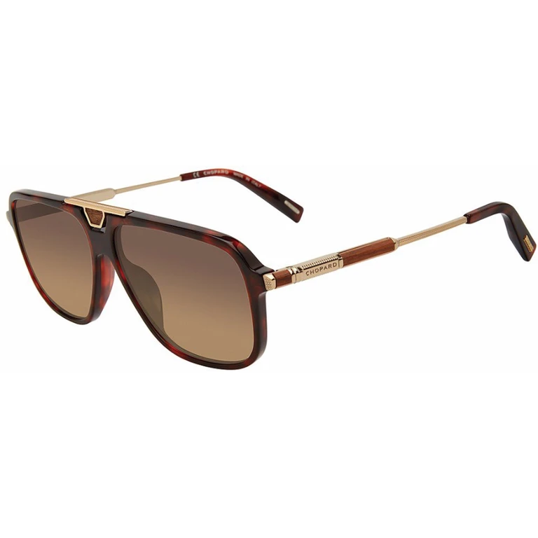 Chopard Brown Gradient Navigator Mens Sunglasses SCH340 786P 59