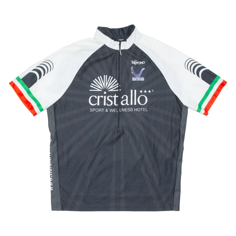 Cycling Mens Jersey Black 1/2 Zip XL
