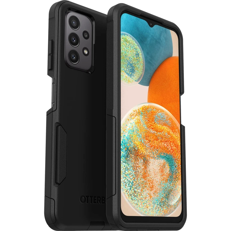 Galaxy A23 5g Uw Commuter Series Case - Black, Slim & Tough, Pocket-Friendly, with Port Protection