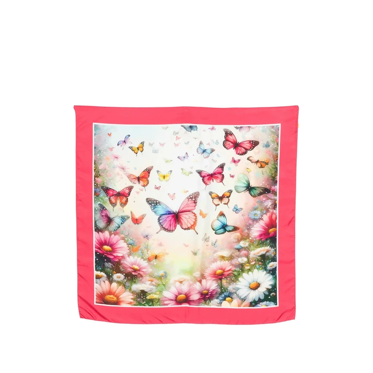D'aniello Patterned Border Scarf