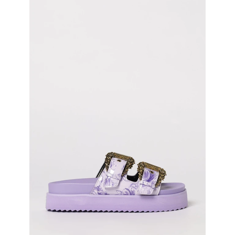 VERSACE JEANS COUTURE Heeled Sandal Woman color Violet (80VA3SM1ZS366338)