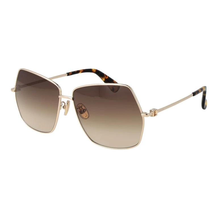 Max Mara Gold Metal Sunglasses - Women