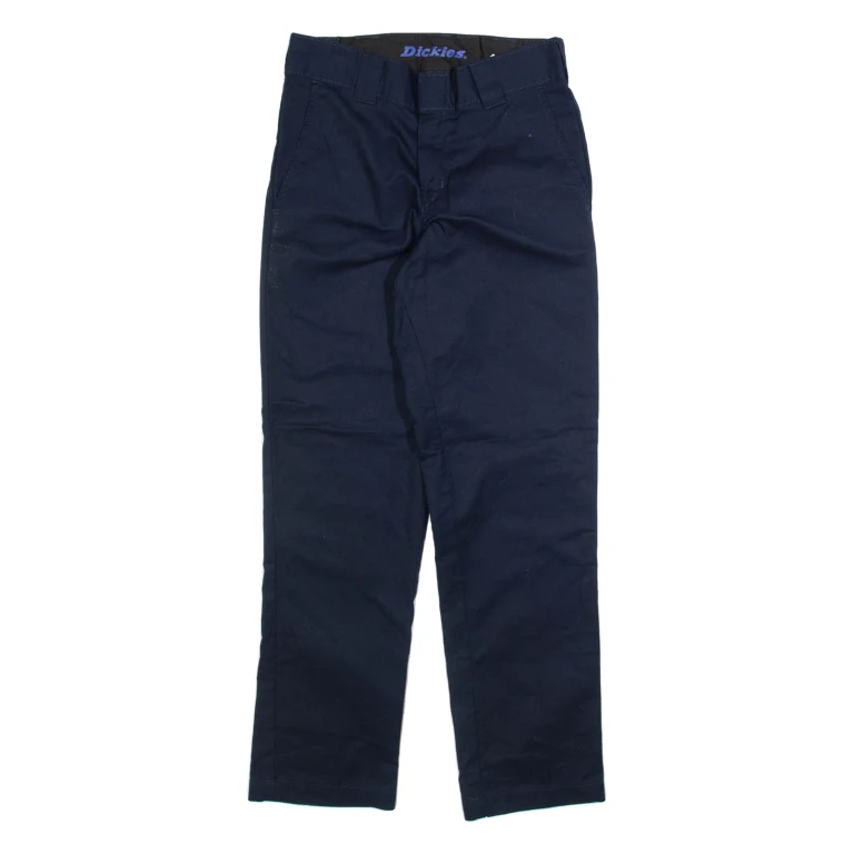 DICKIES Mens Trousers Blue Slim Tapered W28 L30