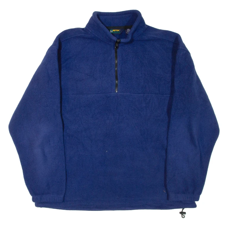 EBTEK Mens Fleece Jacket Blue XL