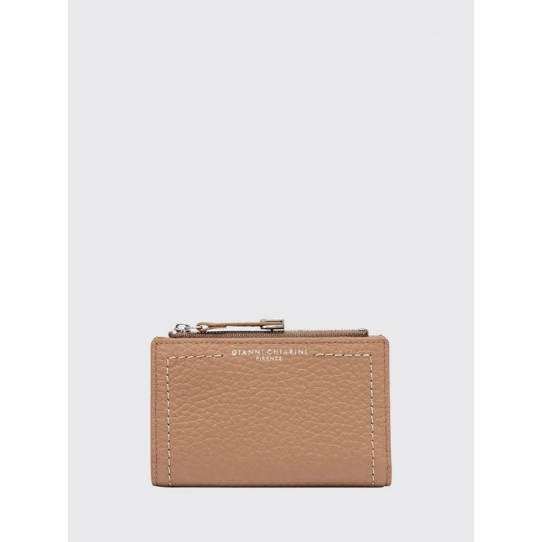 Grained Leather Bifold Wallet with Laminated Logo and Coin Pocket (PF6003TKL14366)