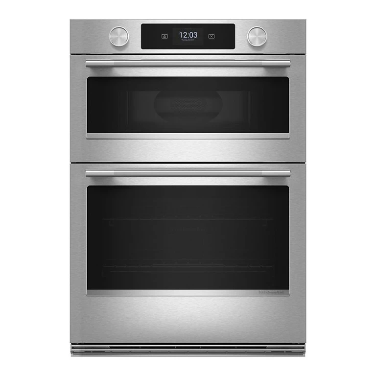 Smart Combo Wall Oven w/ Assisted Cooking Modes in Steel