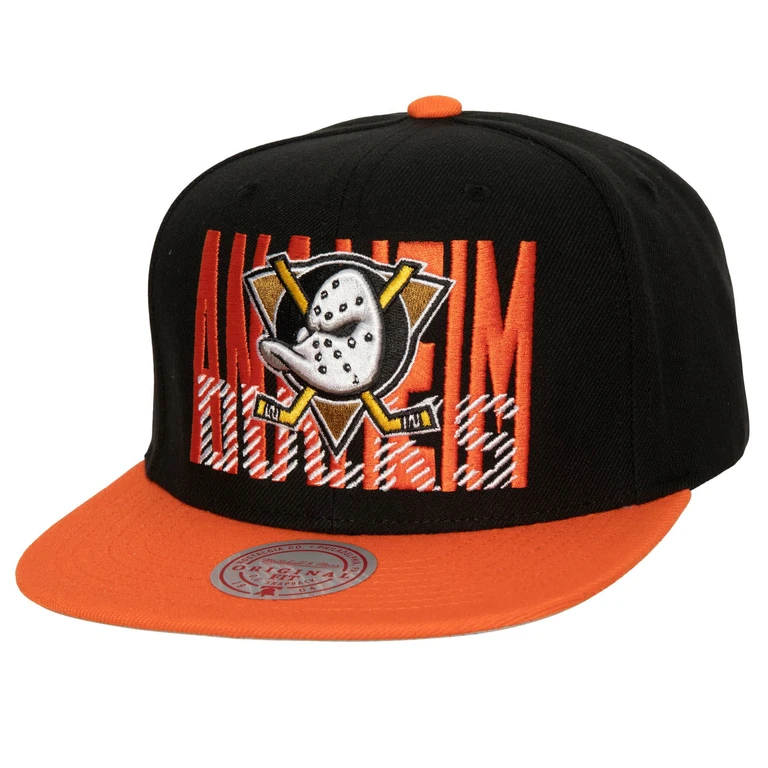 Men's NHL Cross Check Snapback Ducks Snapback Caps