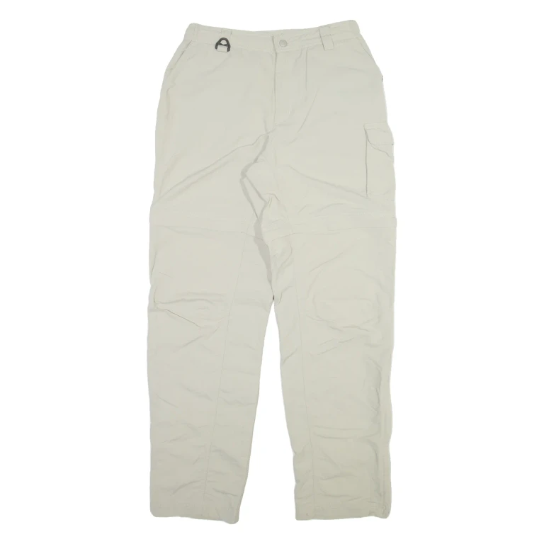 COLUMBIA Detachable Legs Mens Trousers Grey Relaxed Straight W26 L30