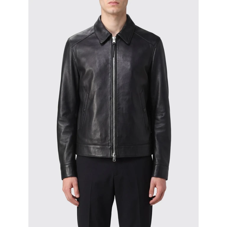 TOM FORD Smooth Lambskin Leather Shirt Jacket with Zip Closure (LBS095LMN028NAA)