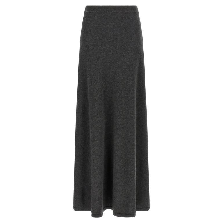 Balenciaga Gray Wool Mini Skirt - Women