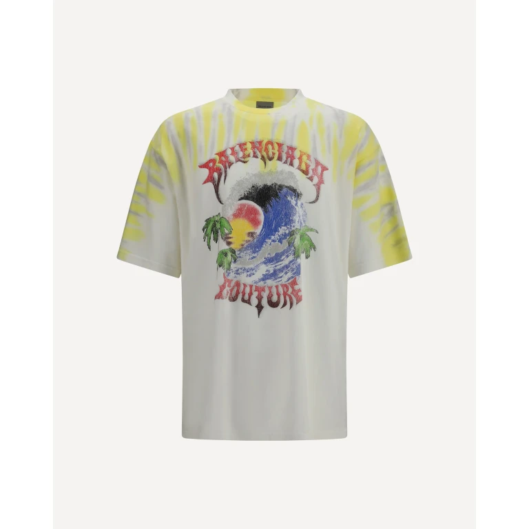 BALENCIAGA Extreme Tie Dye T-shirt Male M