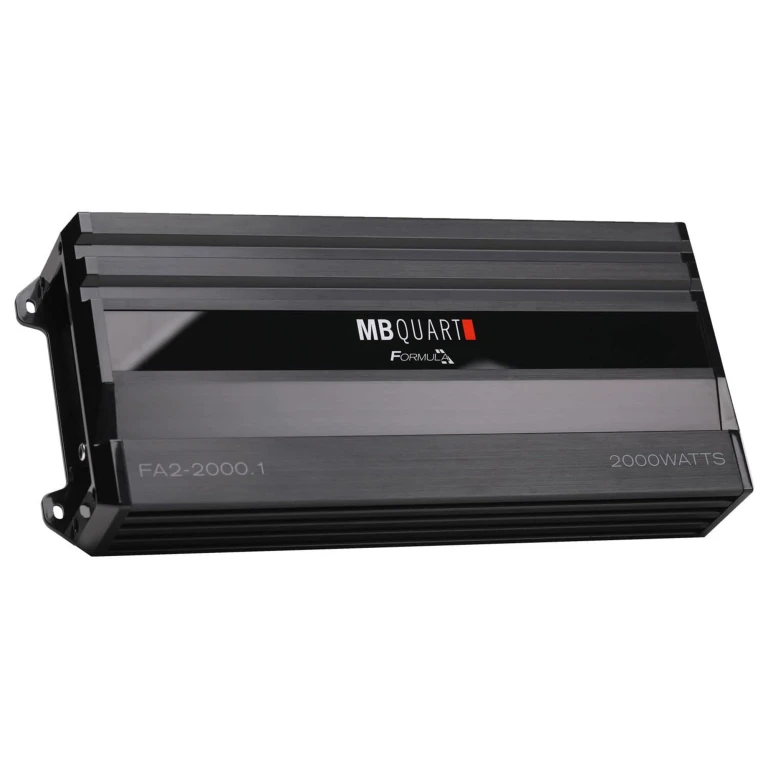 Formula 2,000 Watt 1 Ohm Stable Mono Full Range Class Q1 Car Audio Mobile Amplifier